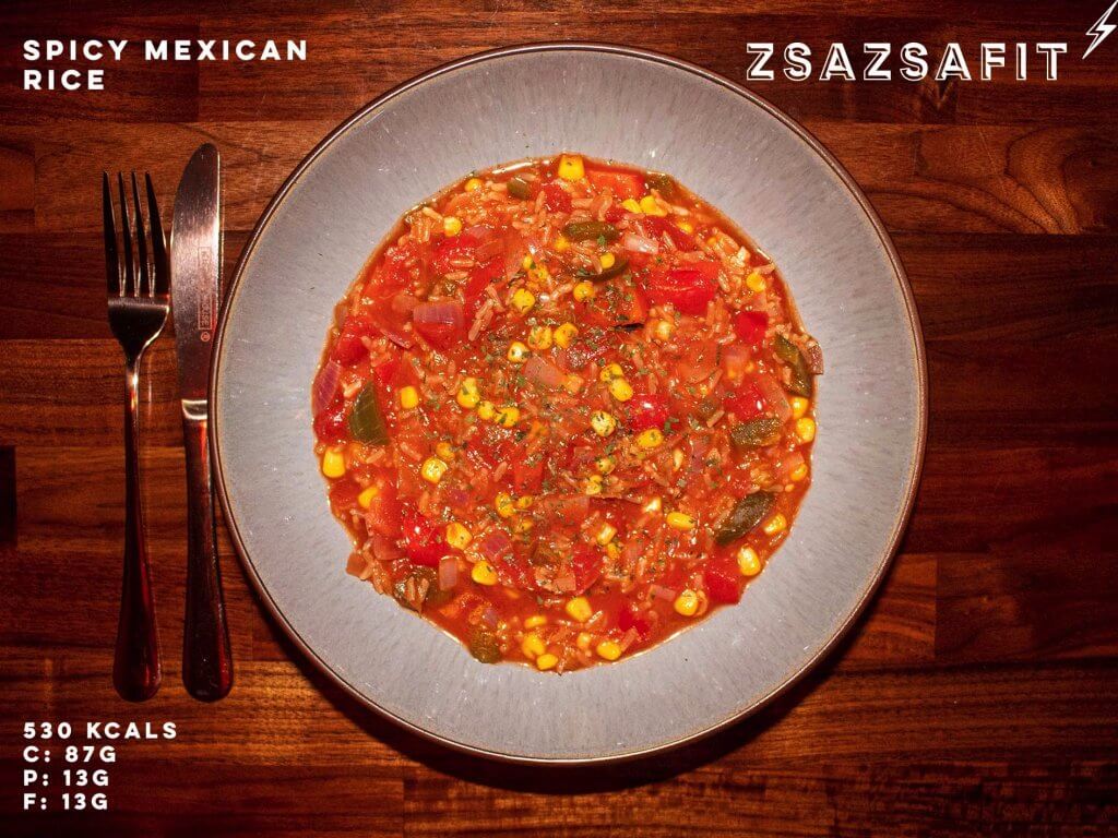 Spicy Mexican Rice ZsaZsaFit